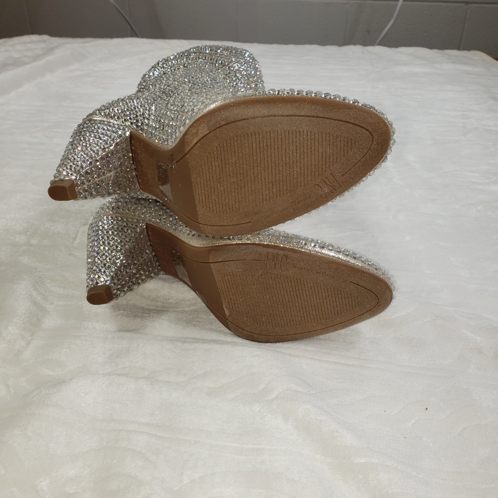 Inc Pearl Gold Rhinestone Boots - Picture 5 of 5